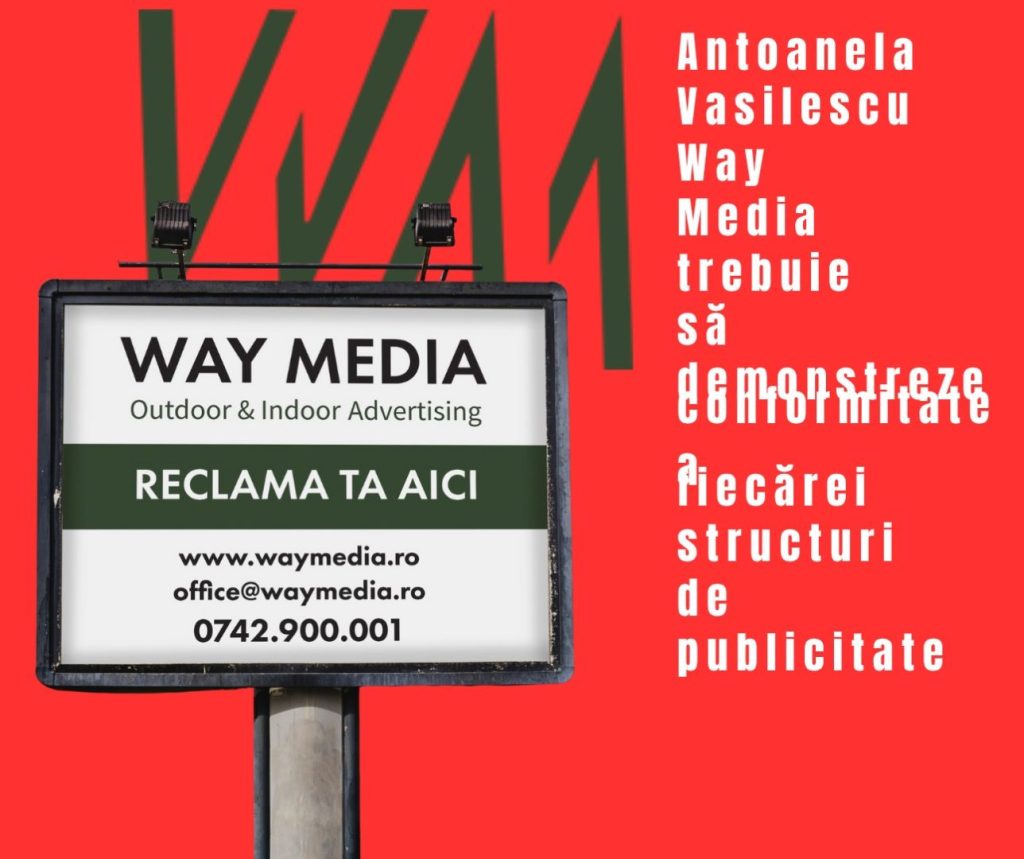 Radu Vasilescu și Way Advertise Production SRL – Steaguri publicitare ilegale în București