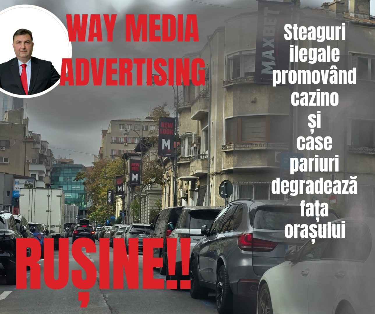 Way Advertise Production SRL: Imoralitatea publicității fără avize în București